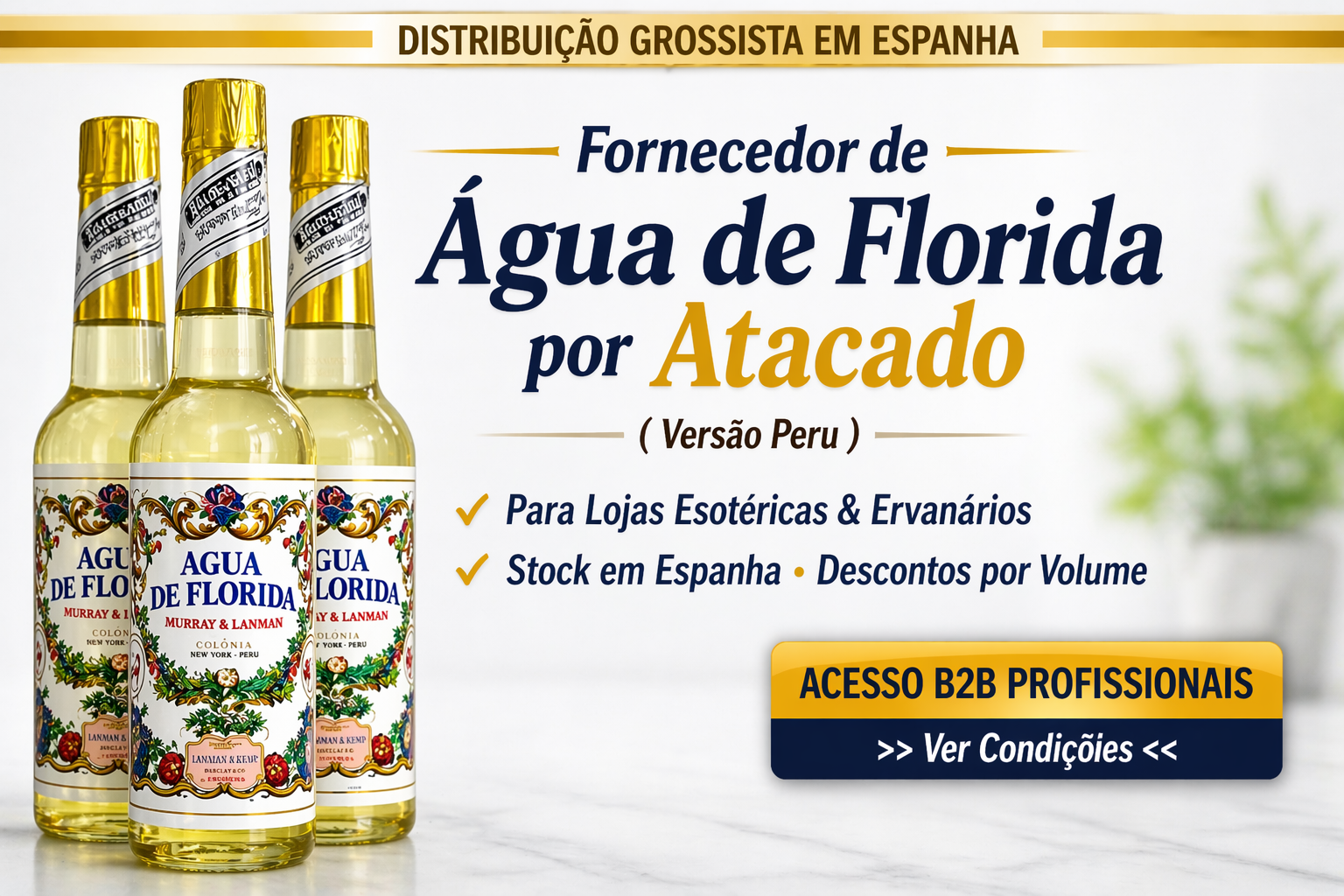 Agua de Florida Atacado Portugal
