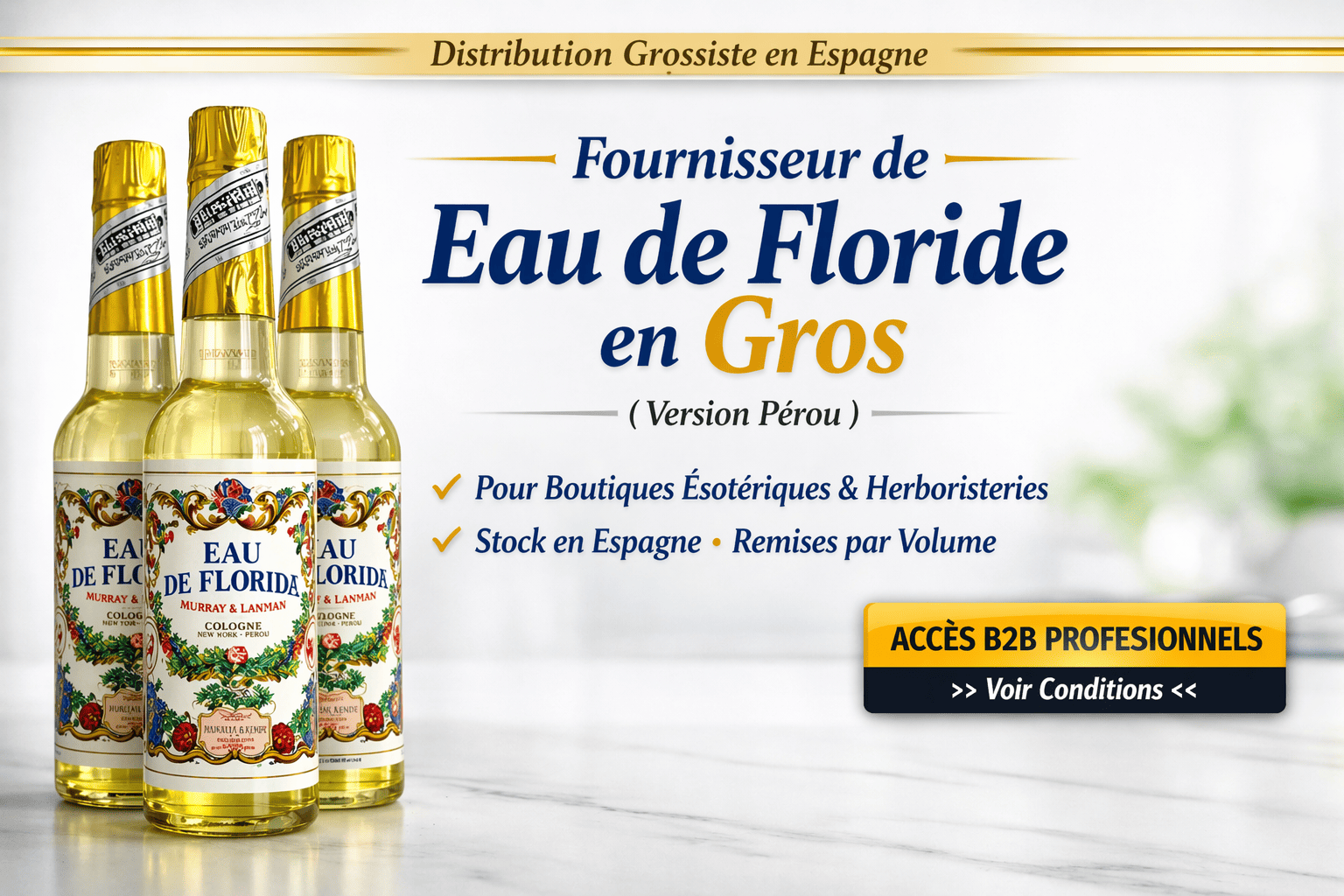 Vente en gros Eau en Floride