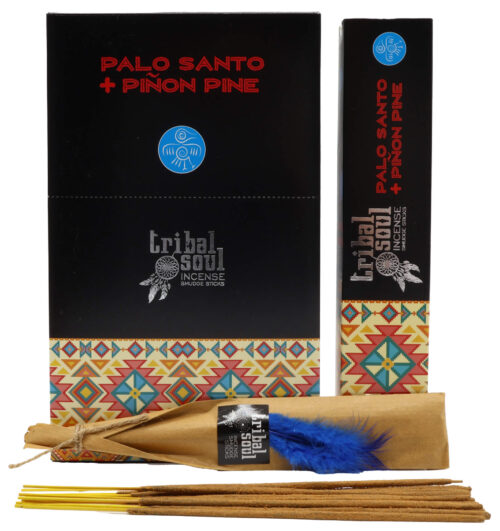 Incienso Tribal Soul  / Palo Santo y Pino (Piñon Pine) 15g x 12